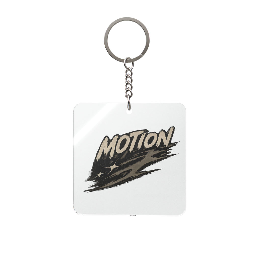 MOTION Square Keychain