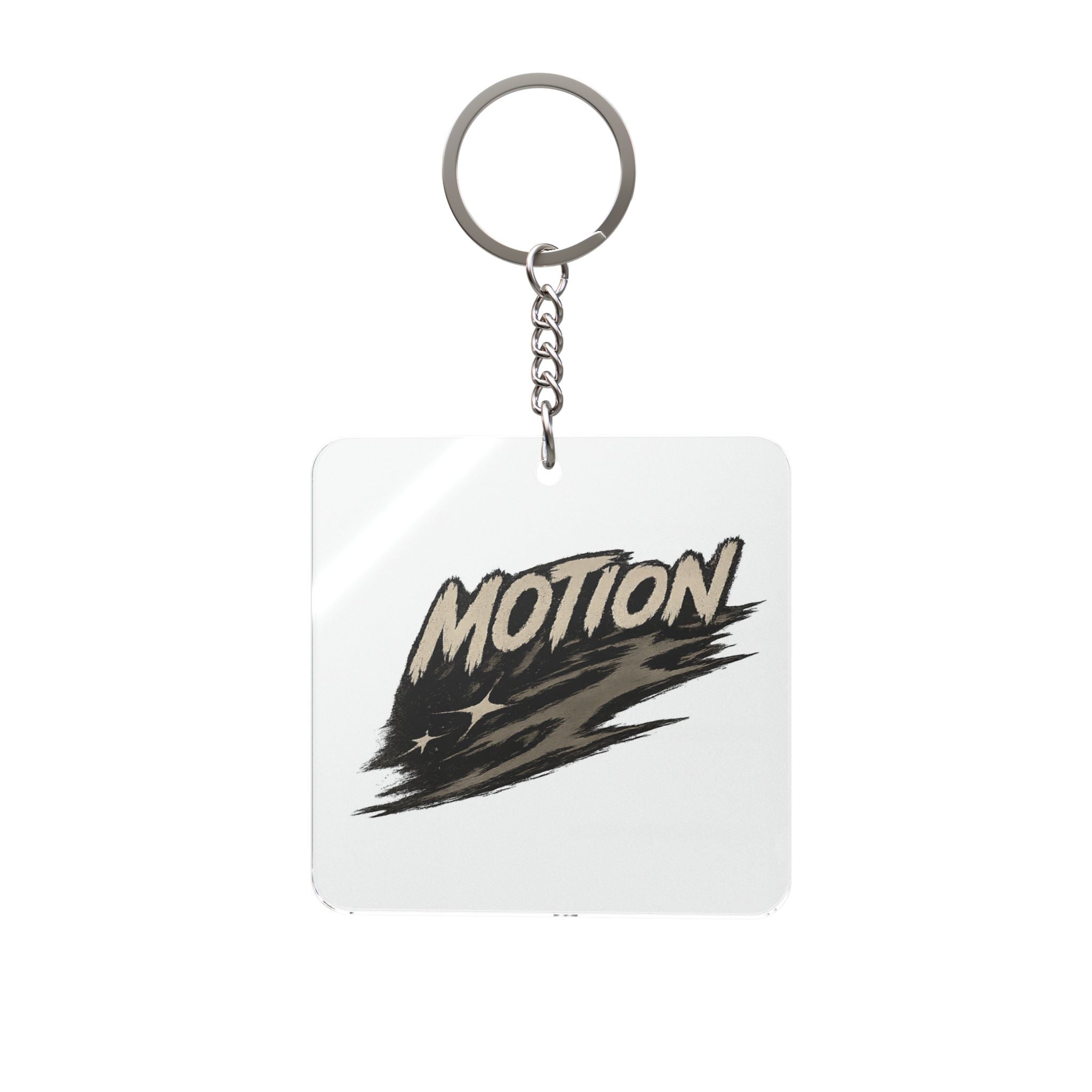 MOTION Square Keychain