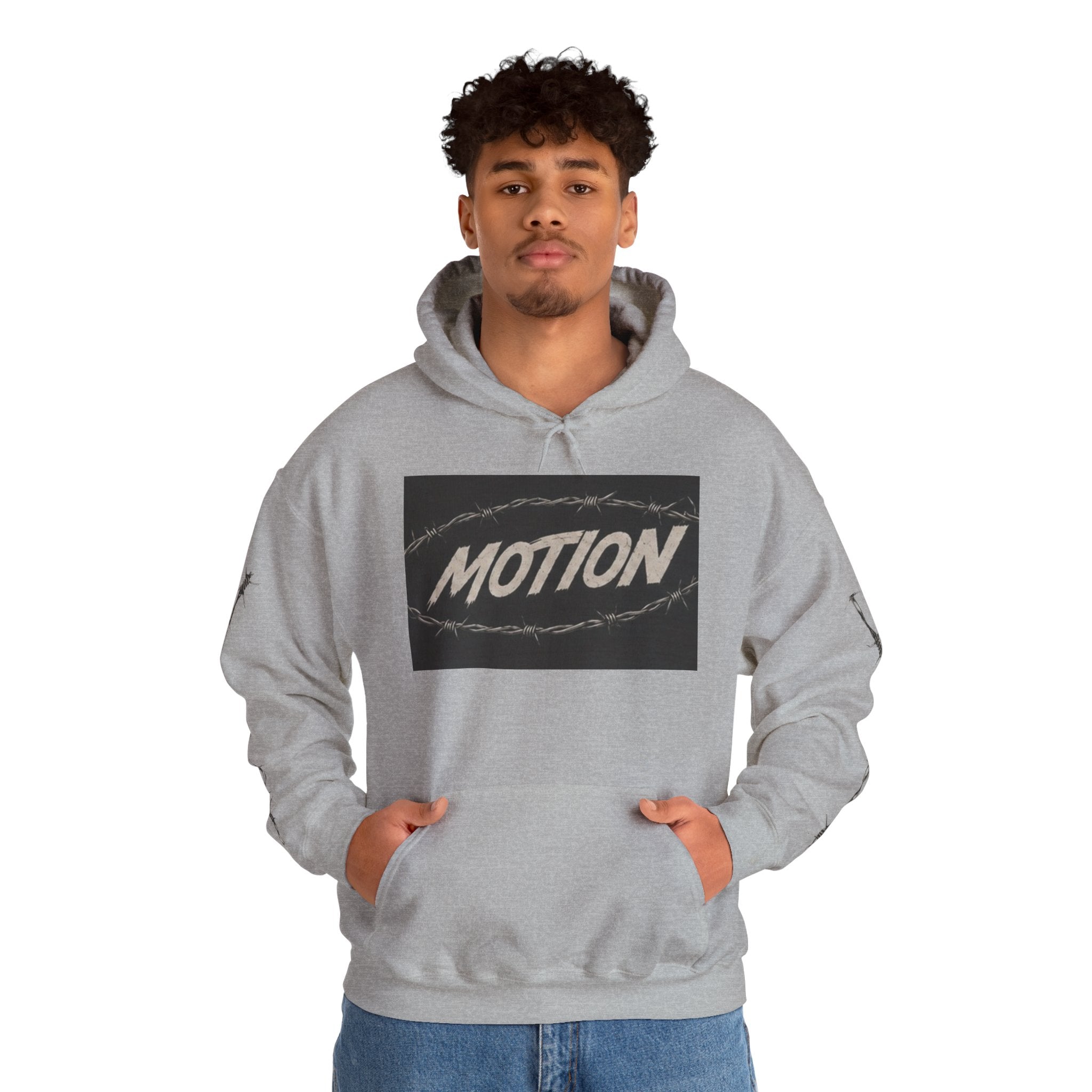 MOTION Barbed Wire Logo Hoodie