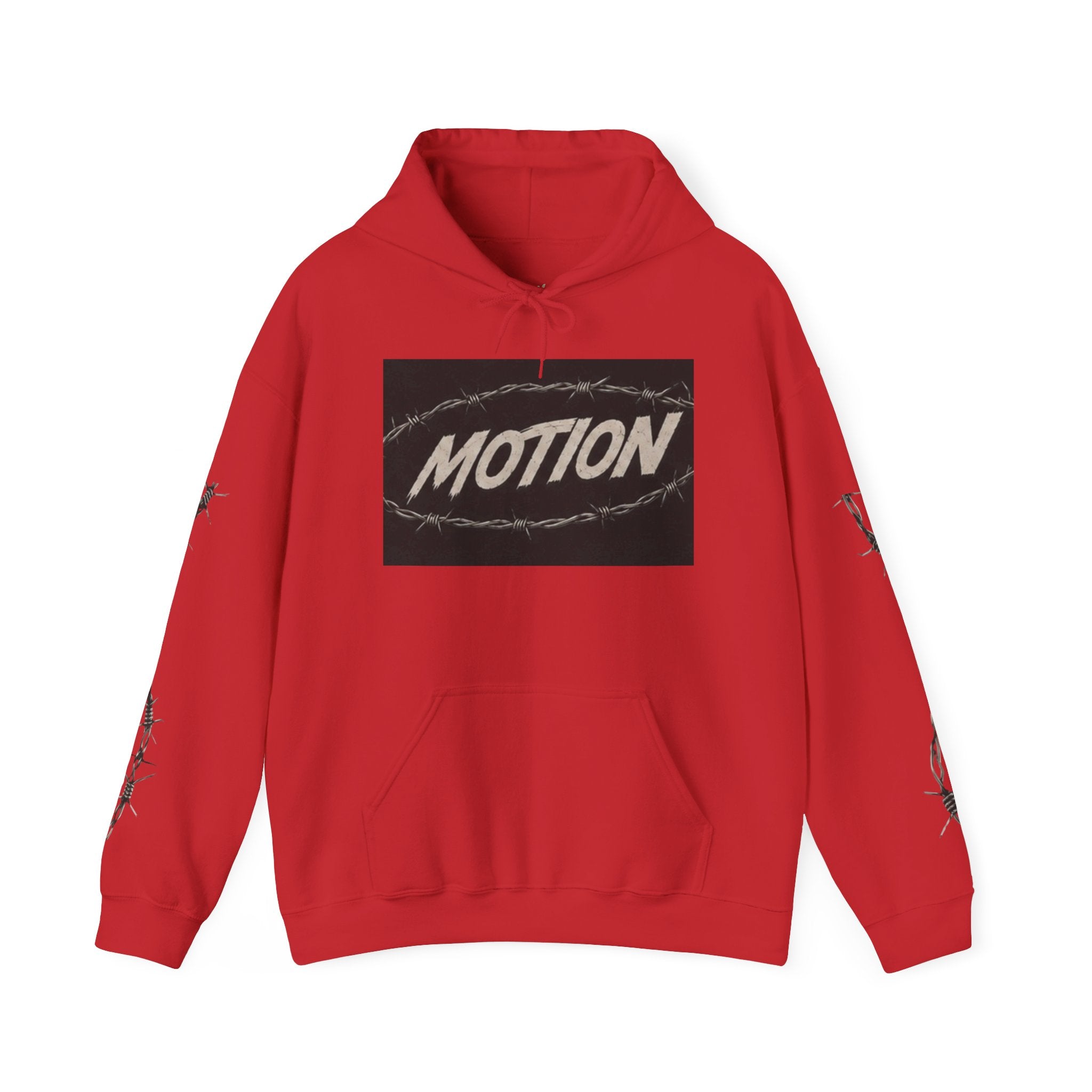 MOTION Barbed Wire Box Logo Hoodie