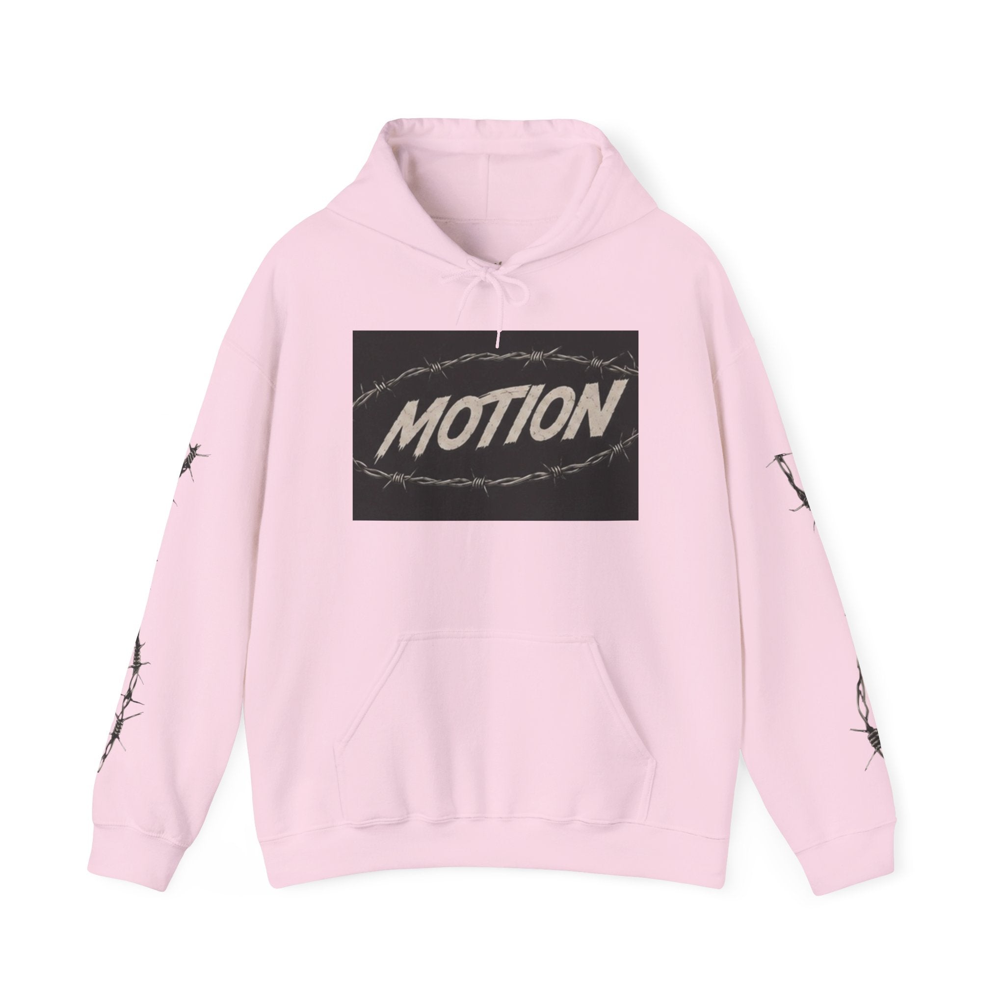 MOTION Barbed Wire Box Logo Hoodie